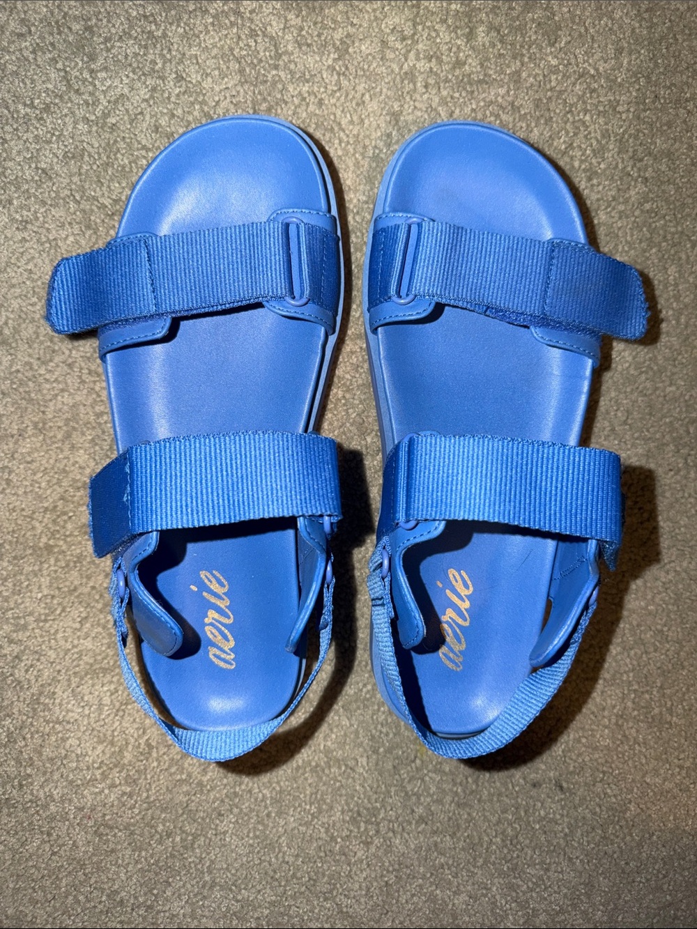 aerie blue sandals